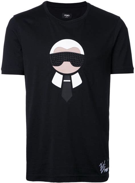 fendi karl lagerfeld t shirt|karl lagerfeld personal life.